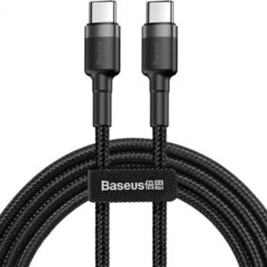 Câble BASEUS USB-C vers USB-C 100 W – 2 m – Tressé renforcé