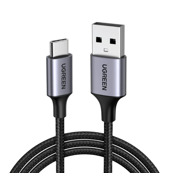 Câble USB-C UGREEN 3A – Charge & synchronisation – 1 m – Tressé renforcé