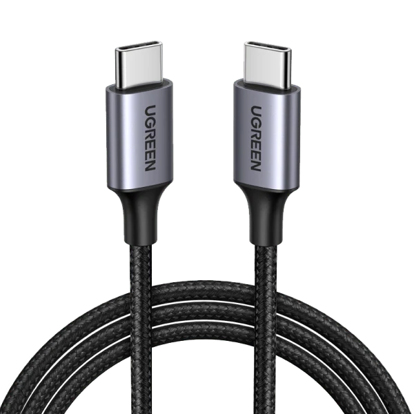 Câble USB-C vers USB-C UGREEN 100 W – 1,5 m – Tressé renforcé