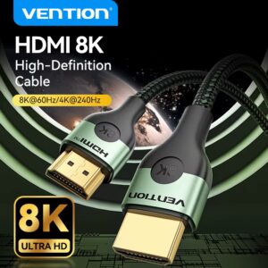 Câble HDMI 2.1 Vention – 8K 60 Hz / 4K 120 Hz – Tressé